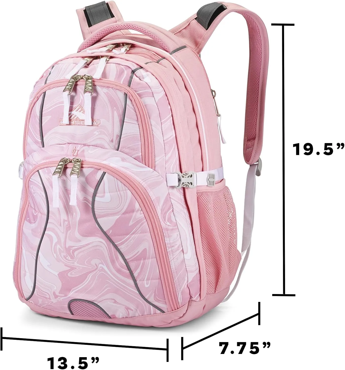 High Sierra Swerve Laptop Backpack, True Navy, One Size