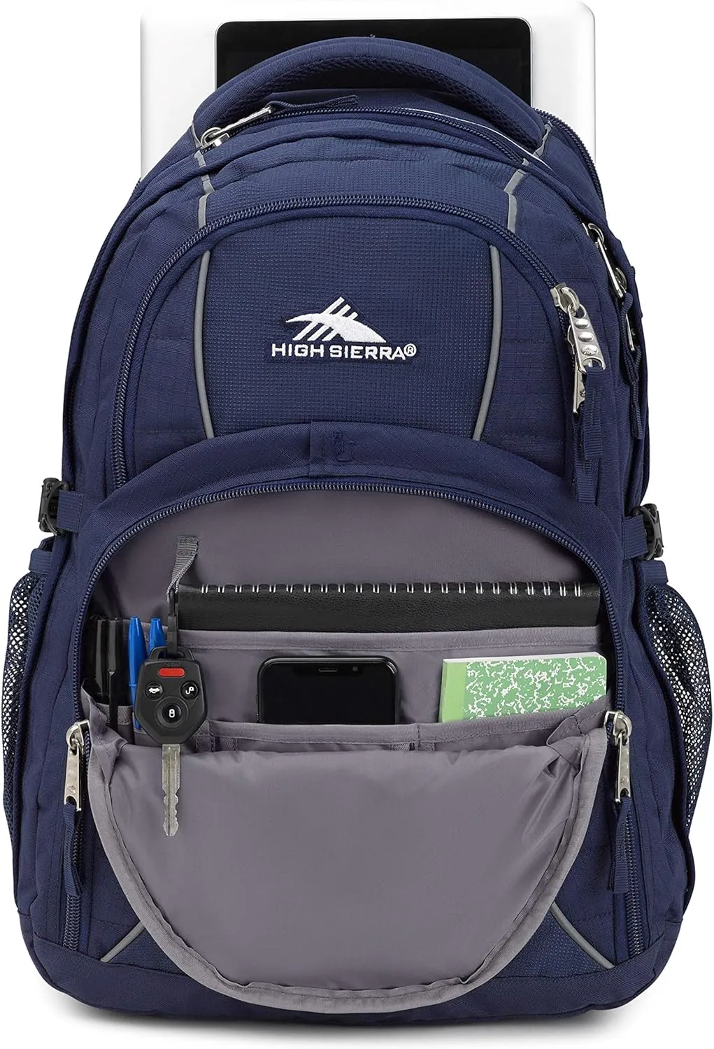 High Sierra Swerve Laptop Backpack, True Navy, One Size