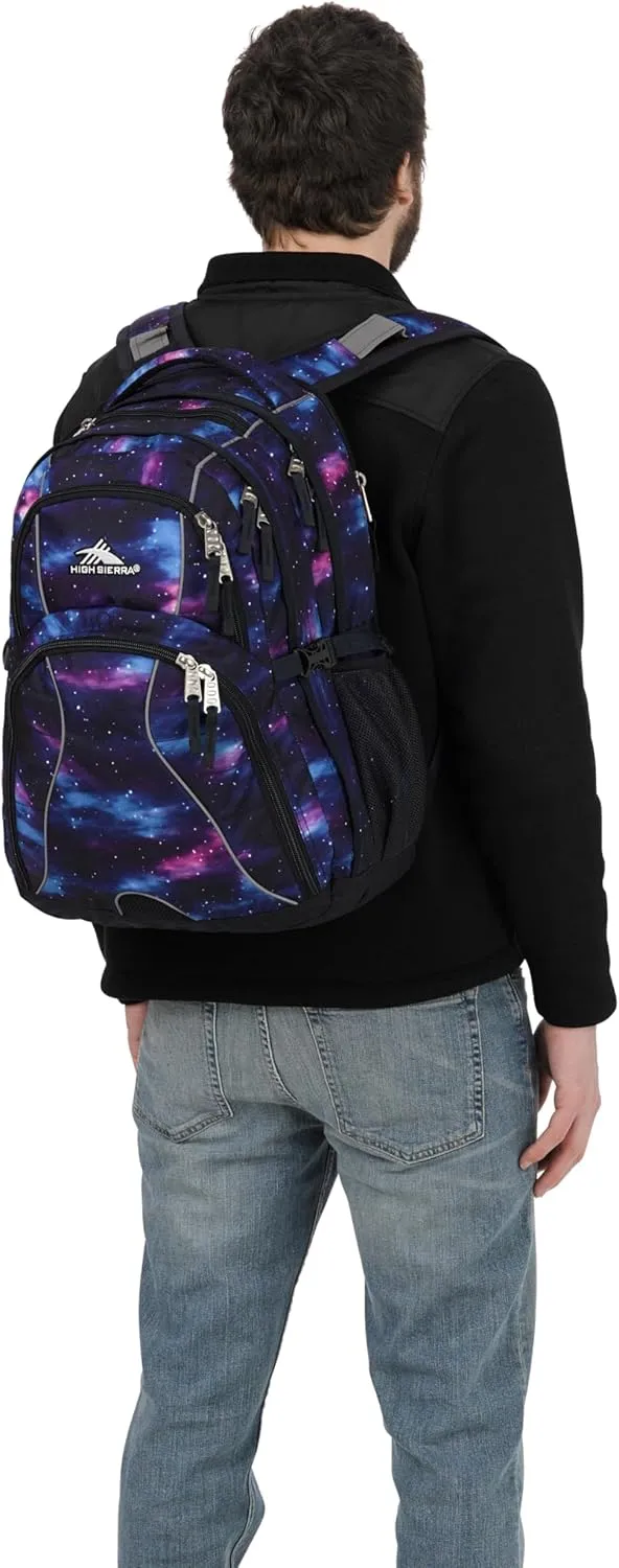 High Sierra Swerve Laptop Backpack, True Navy, One Size
