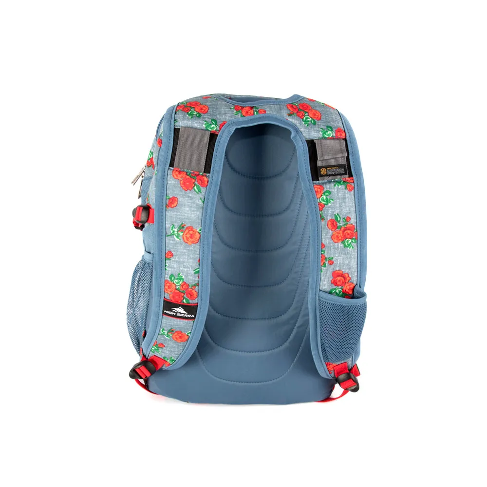 High Sierra Tactic Backpack Denim Rose/Crimson