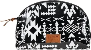 HOOEY Accessory Bag Make Up Toiletry Travel Bag (Puebla - Black/White, Large)