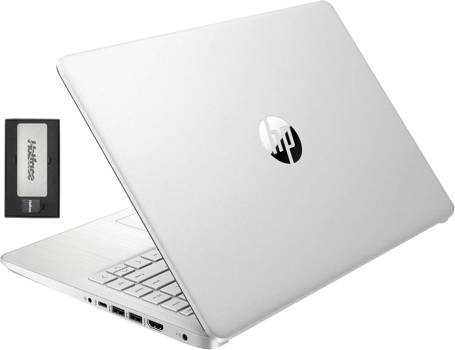 HP Stream 14" HD BrightView Laptop, Intel Celeron N4120, 16GB RAM, 416GB Storage (128GB eMMC   288GB Docking Station Set), Intel UHD Graphics, 720p Camera, Wi-Fi, 1 Year Office 365, Win 11 S, Silver