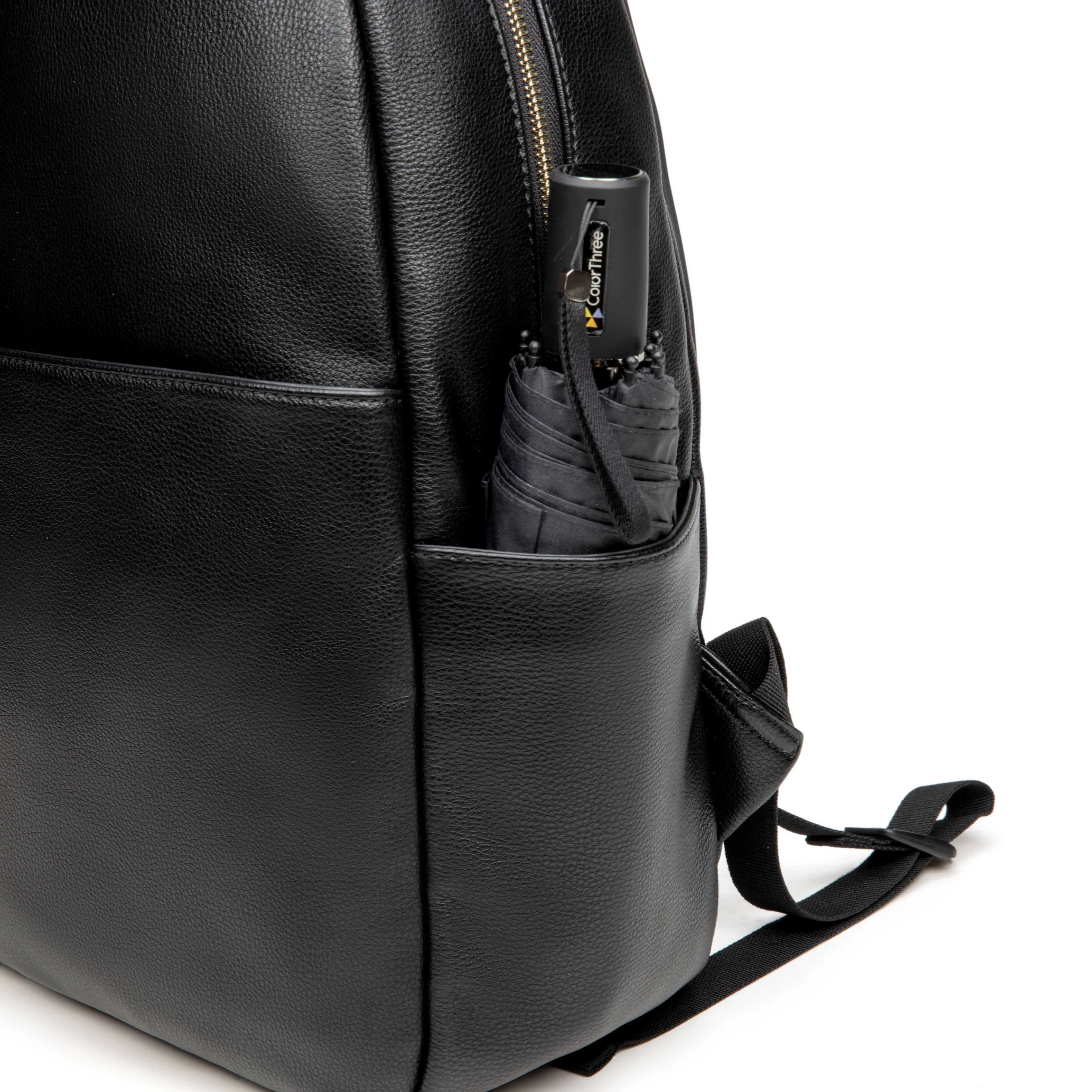 i-stay 13.3" Womens Laptop - Tablet Backpack with Clutch Bag - Black