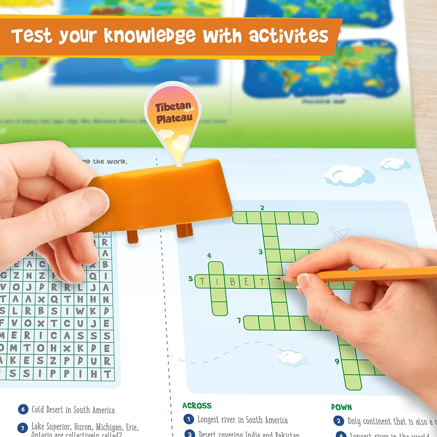 Imagimake Mapology Physical Features | World Map for Kids | 3D Puzzles for Ages 8-10 | Educational Toys for Kids 8-12 | Gifts for Boys & Girls 8-12 | Building Toys Gift for Birthday and Christmas