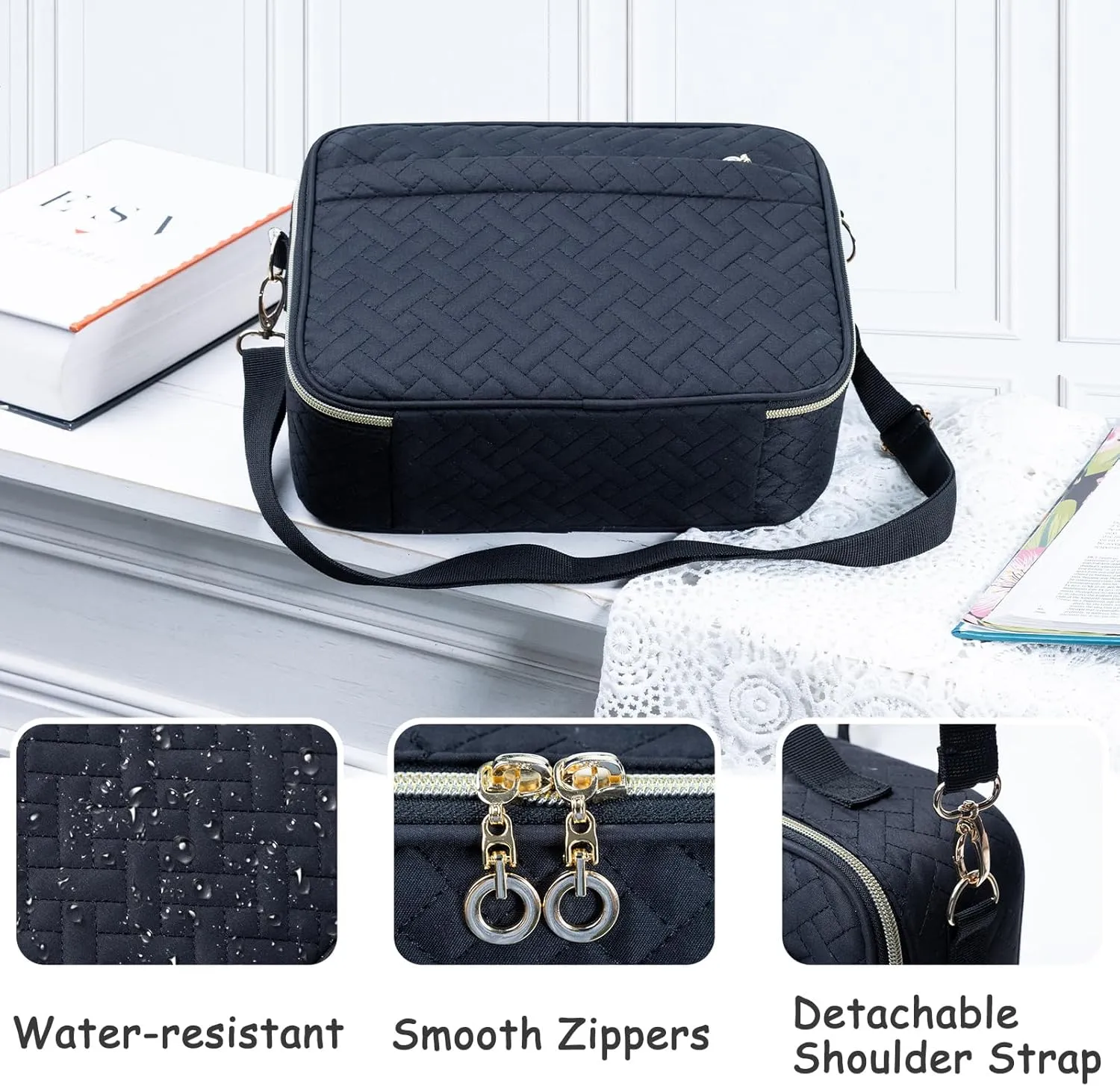 IMAGINING Stylish Bible Cover - Large Bible Bag with Handles - Women's Bible Gift - Book Protector
