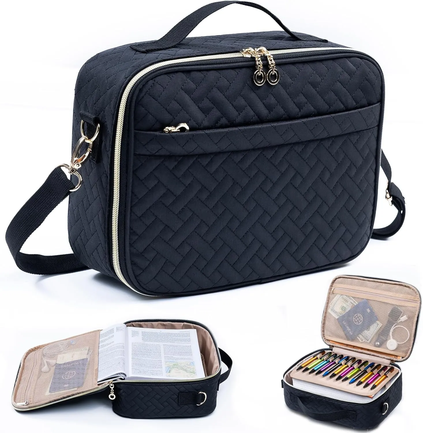 IMAGINING Stylish Bible Cover - Large Bible Bag with Handles - Women's Bible Gift - Book Protector