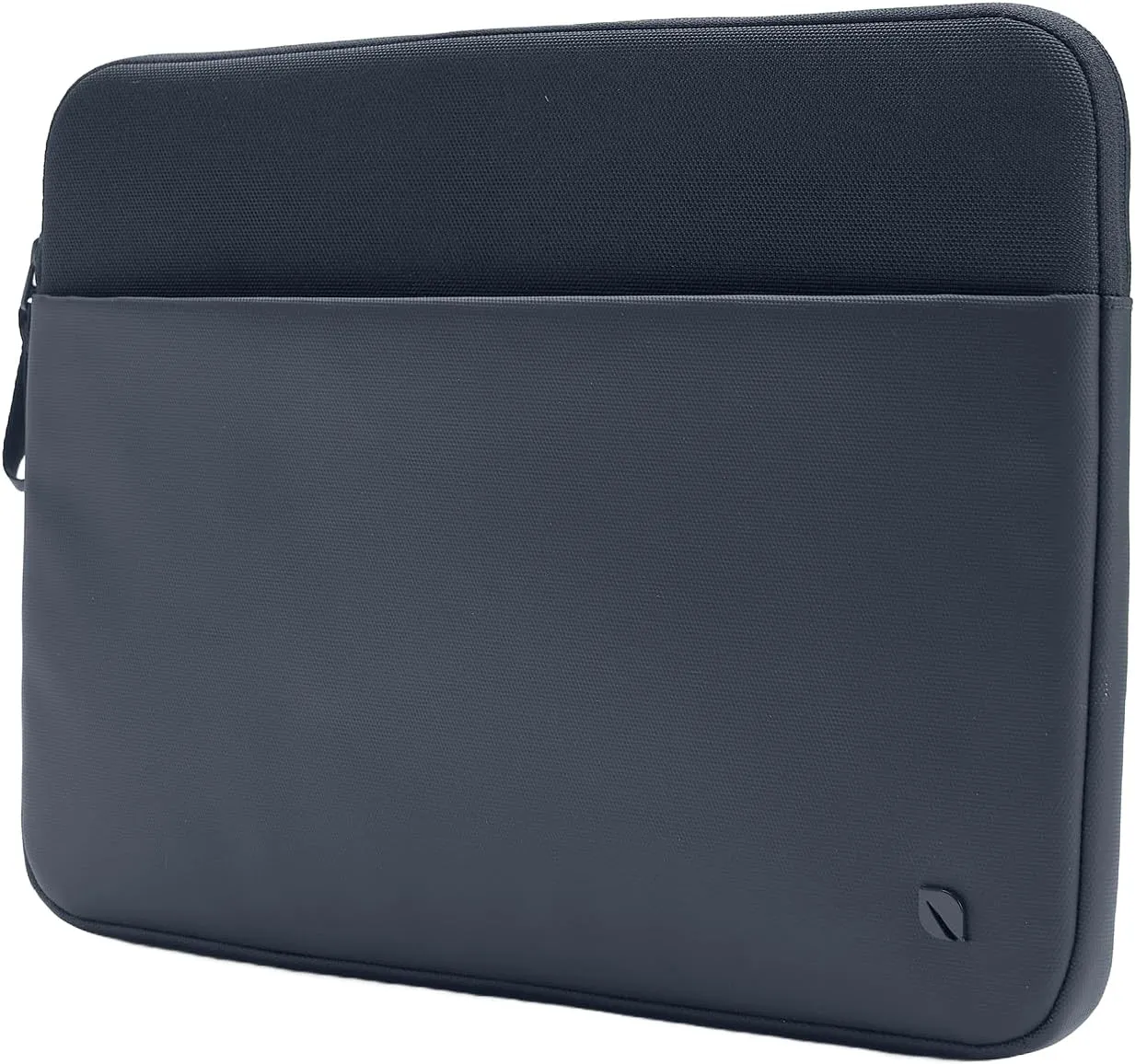 Incase A.R.C. Sleeve with ReSpun 100% Recycled Polyester - 13" & 14" MacBook/Laptop & iPad/Tablet Case - Cushioned Faux Fur Lining, External Zippered Slip Pocket - Navy