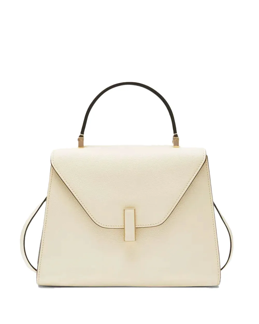 Iside Top Handle Mini Bag in Pergamena White