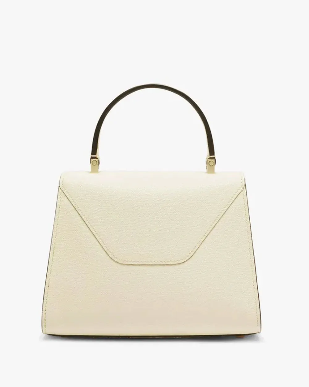 Iside Top Handle Mini Bag in Pergamena White