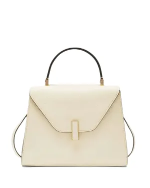 Iside Top Handle Mini Bag in Pergamena White