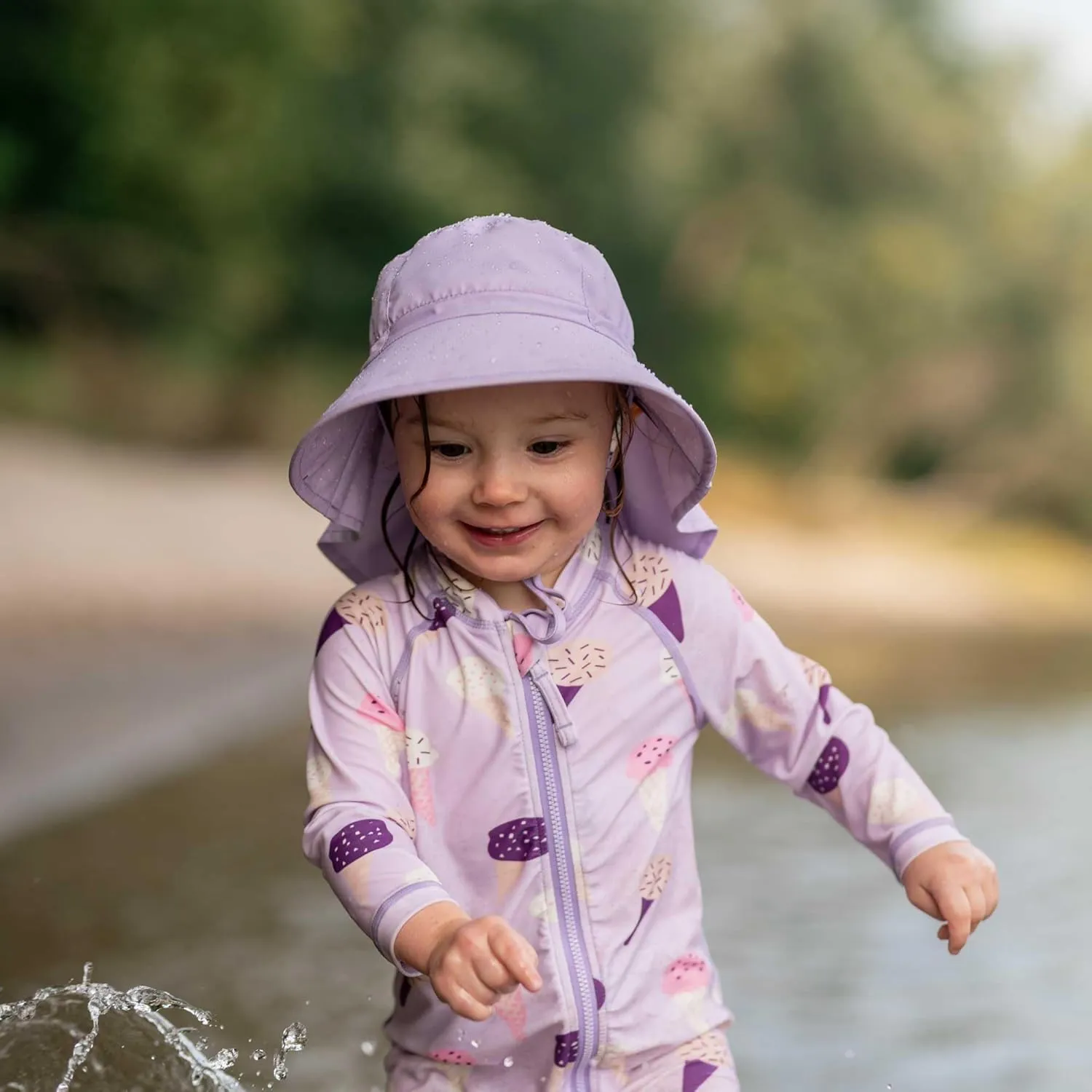 JAN & JUL Summer Adventure Wide Brim 50  UPF Quick-Dry Sun-Hats for Kids