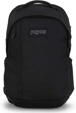 JanSport Station Pack – Large Backpack with Side Access Padded Laptop Sleeve, Dual Water Bottle Pockets, and Organizer Loft Pocket, Black