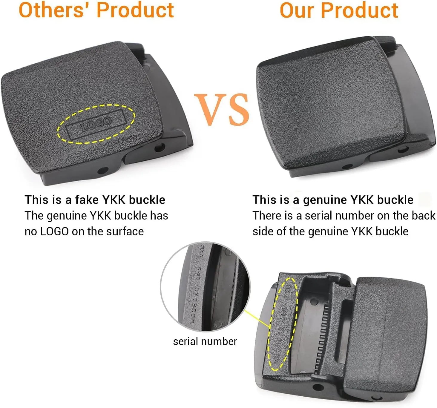 JASGOOD Travel Security Money Belt with Hidden Money Pocket - Cashsafe Anti-Theft Wallet Unisex Nickel free Nylon Belt