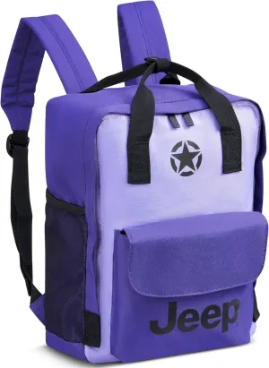 Jeep JS014D Tote Travel Backpack, Purple, 14" Laptop