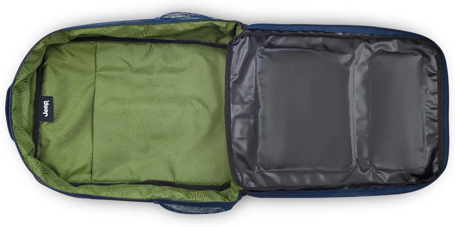 Jeep JS015B Travel Backpack, Blue, 15.6" Laptop