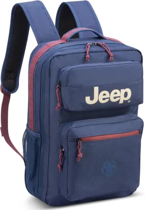Jeep JS015B Travel Backpack, Blue, 15.6" Laptop
