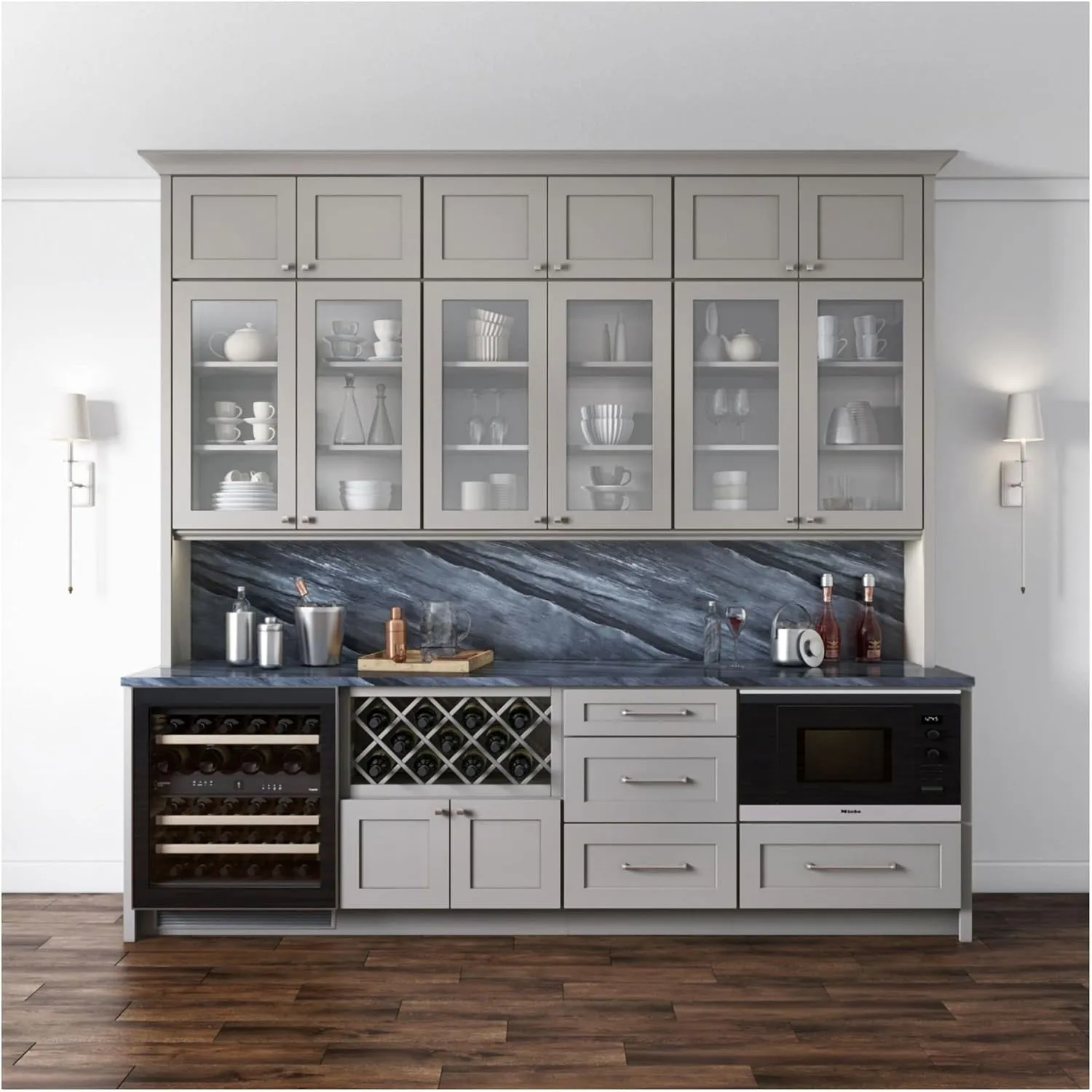 Jeffrey Alexander 972 Marlo Collection Beautiful and Unique Cabinet Handles Pulls (7-1/16" Overall Length, Brushed Oil Rubbed Bronze)