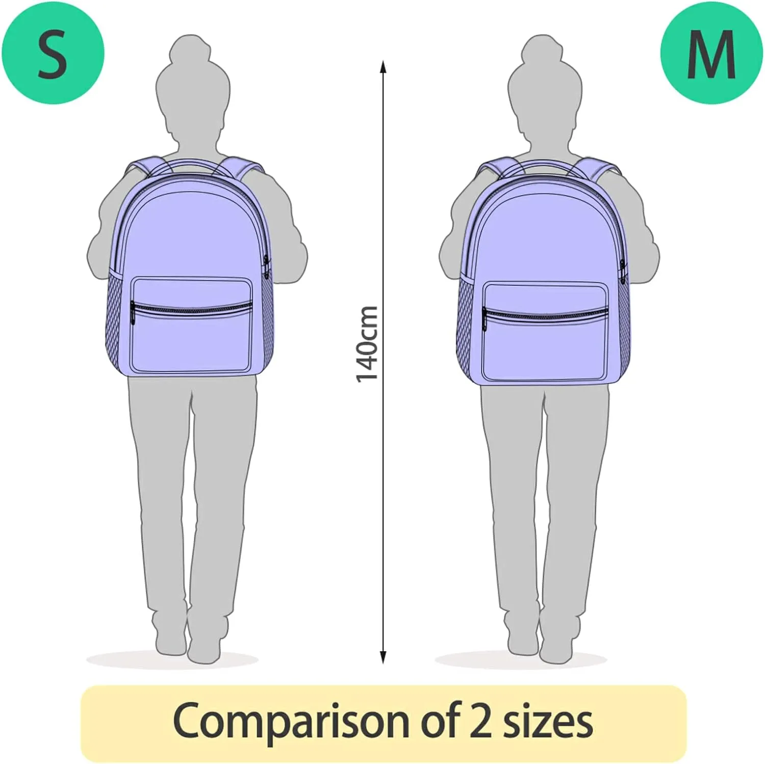 Kcldeci Kids Backpack for Girls Boys Purple and Neon Butterflies School Backpack Travel Toddler School Bag Backpacks Student Kids School Bags