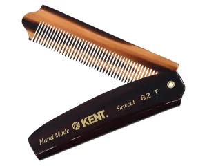 Kent Brushes Folding Comb - Compact Elegance for On-the-Go Grooming