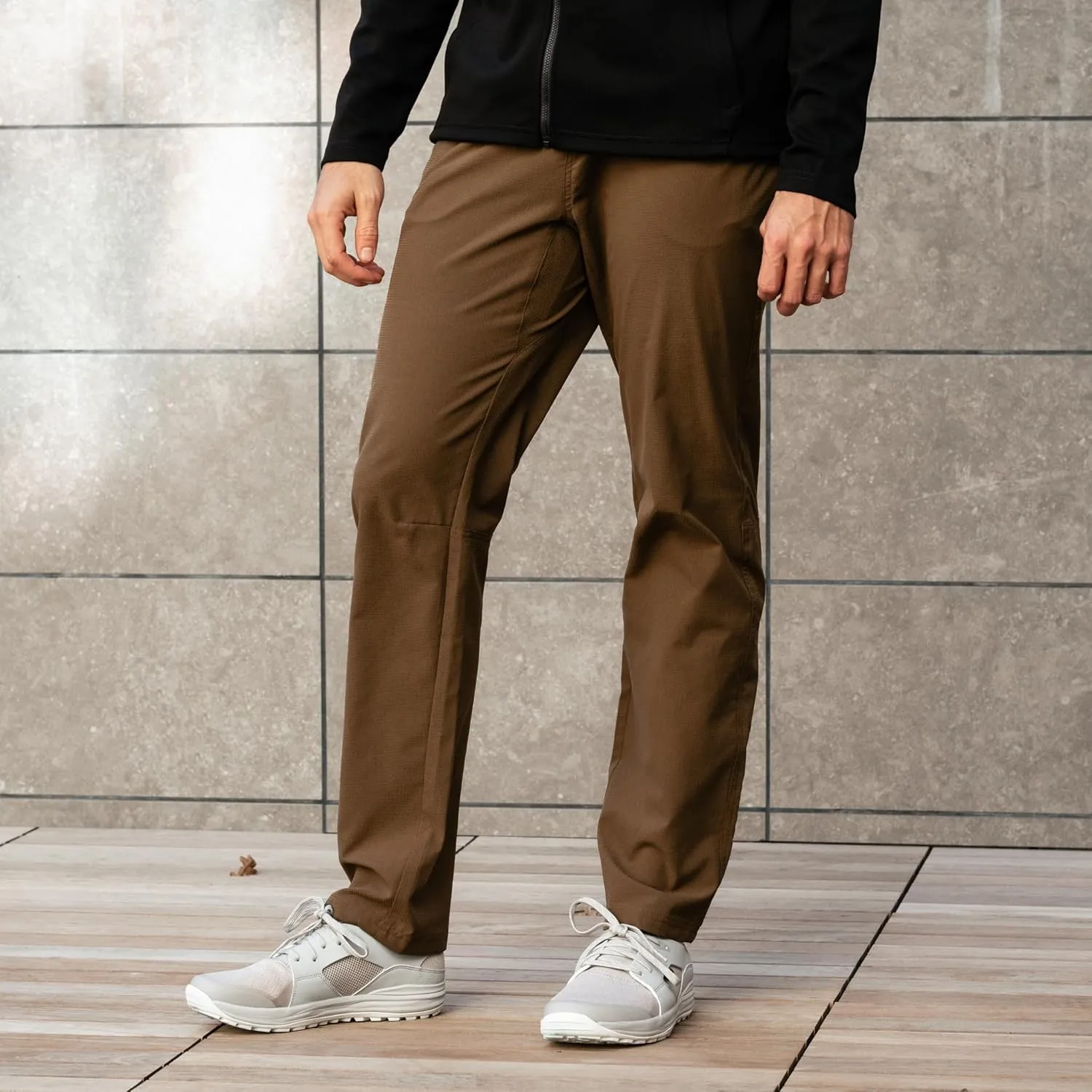 KETL MTN Vent Lightweight Straigt Fit Pants: Summer Hiking & Travel - Ultra-Breathable, Packable & Stretchy - Men's