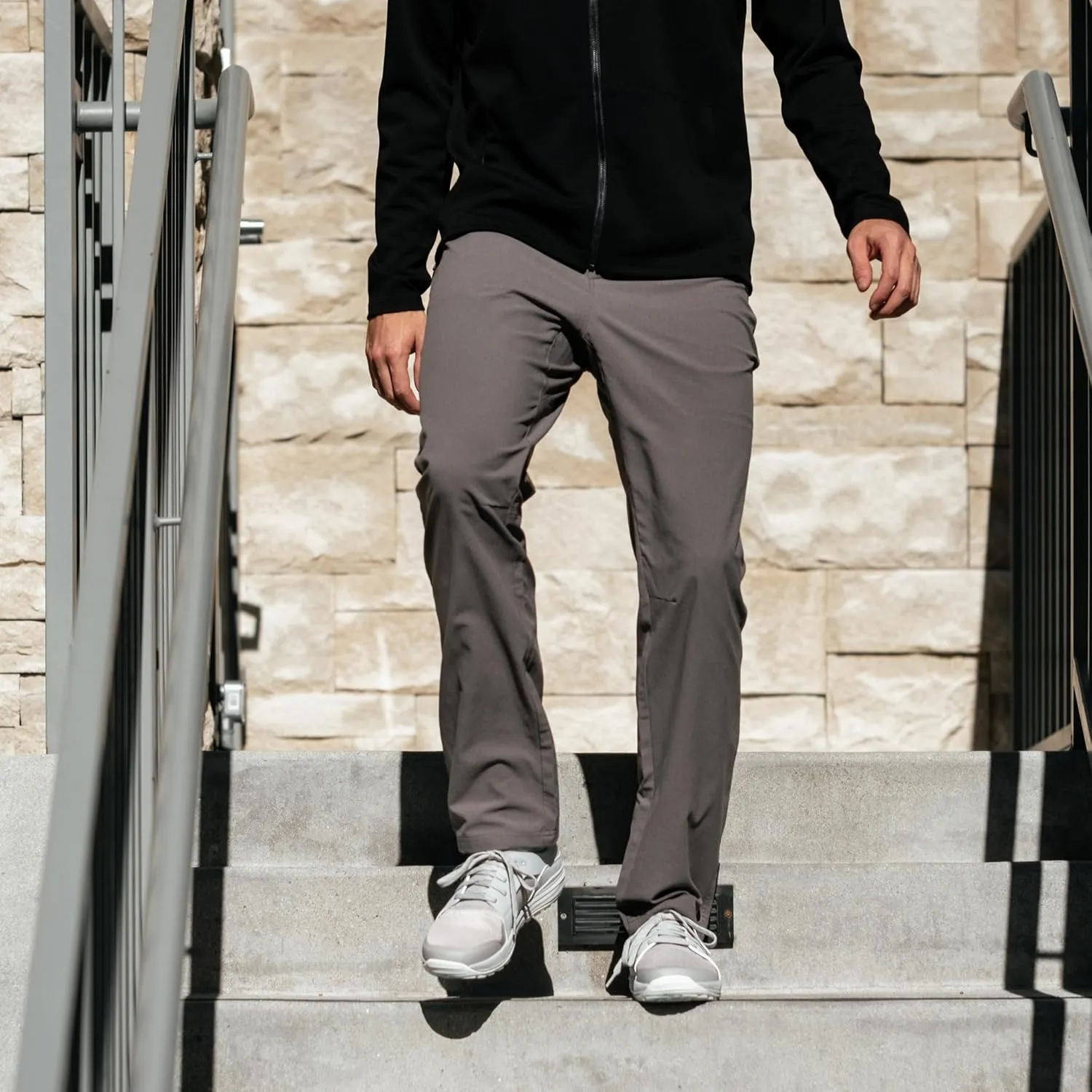 KETL MTN Vent Lightweight Straigt Fit Pants: Summer Hiking & Travel - Ultra-Breathable, Packable & Stretchy - Men's