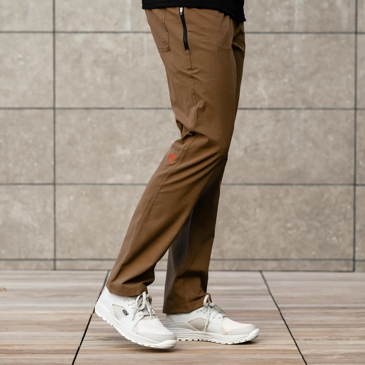 KETL MTN Vent Lightweight Straigt Fit Pants: Summer Hiking & Travel - Ultra-Breathable, Packable & Stretchy - Men's