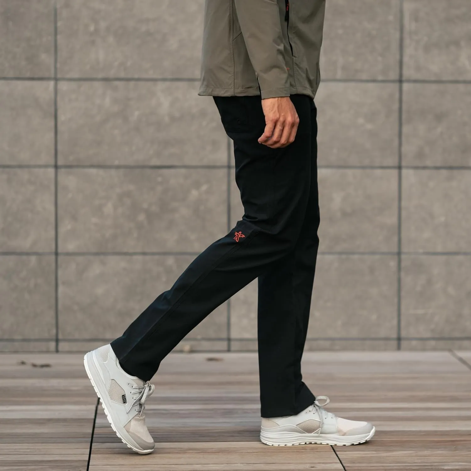 KETL MTN Vent Lightweight Straigt Fit Pants: Summer Hiking & Travel - Ultra-Breathable, Packable & Stretchy - Men's