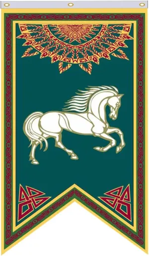 Kingdom Of Rohan Flag Banner 30x50IN Polyester Tapestry For Garage Room Man Cave Decor