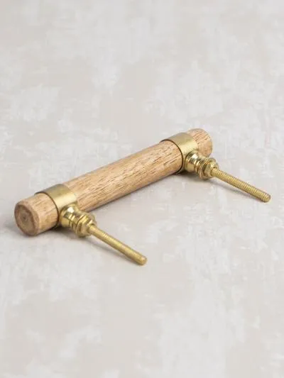 Knobco Rustic Wooden Cabinet Drawer Pulls