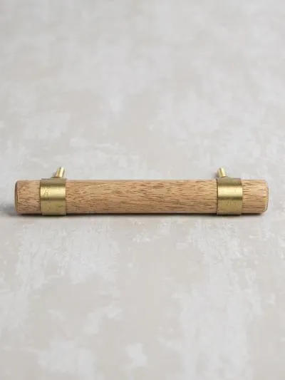 Knobco Rustic Wooden Cabinet Drawer Pulls