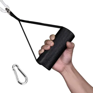 KORIKAHM Arm Wrestling Handles, Fat Armwresting Training Equipment LAT Pulldown Attachments D Handle, V Bar Cable Machine Attachments, Gym Handles for Forearm, Wrist Strength Training Equipment