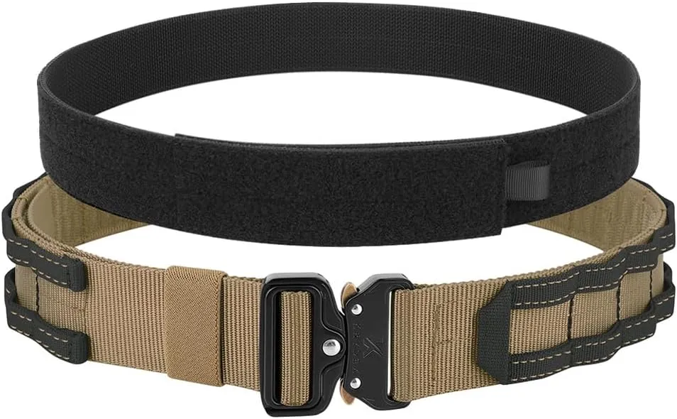 KRYDEX Quick Release Rigger MOLLE Belt 1.75 Inch Inner & Outer Tactical Heavy Duty Belt