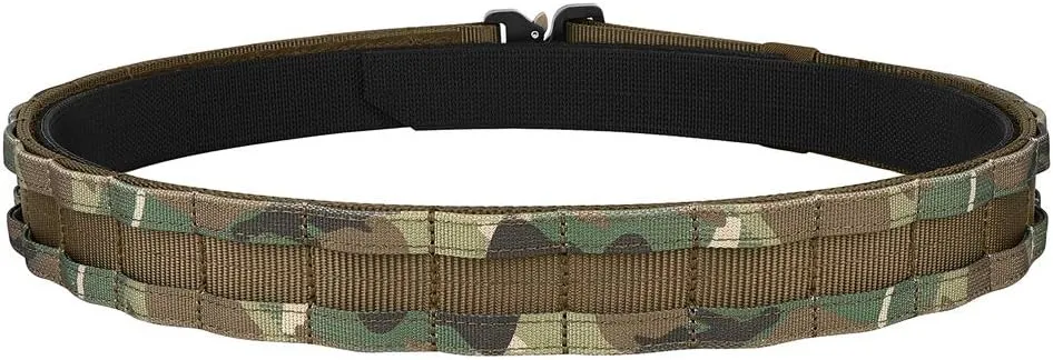 KRYDEX Quick Release Rigger MOLLE Belt 1.75 Inch Inner & Outer Tactical Heavy Duty Belt