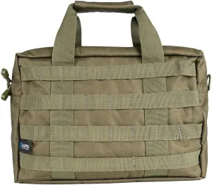 LA Police Gear MOLLE Utility Bag - Small Bug Out and Tactical Range Bag for Ammo Storage - OD Green