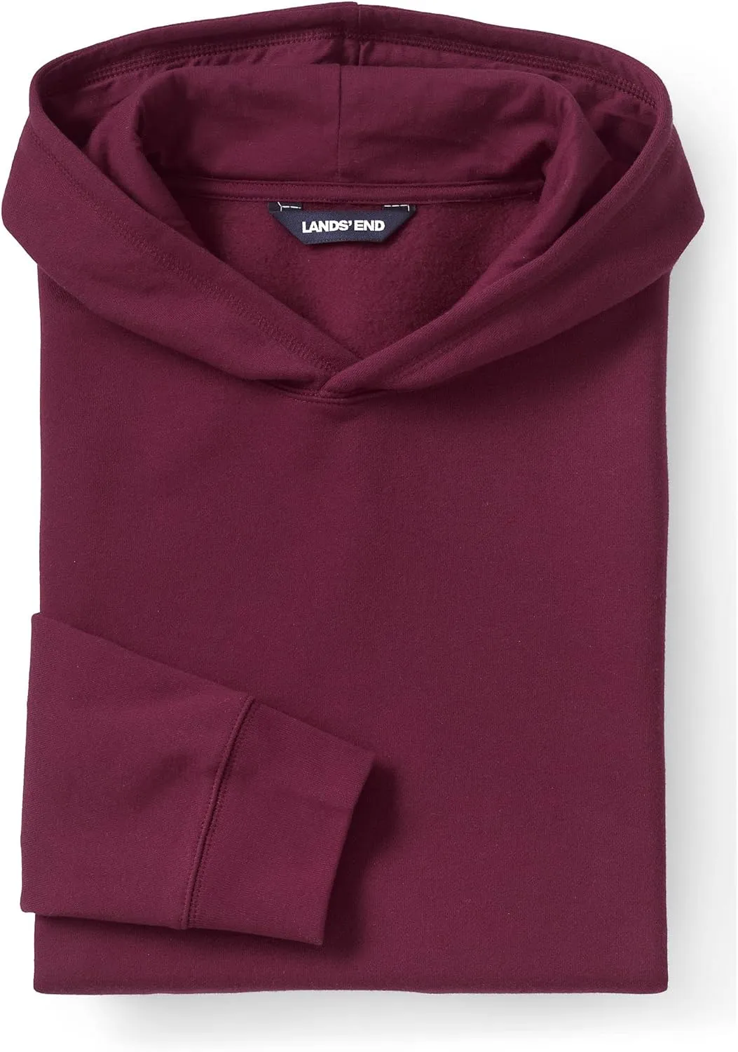 Lands' End School Uniform Adult Hooded Pullover Sweatshirt