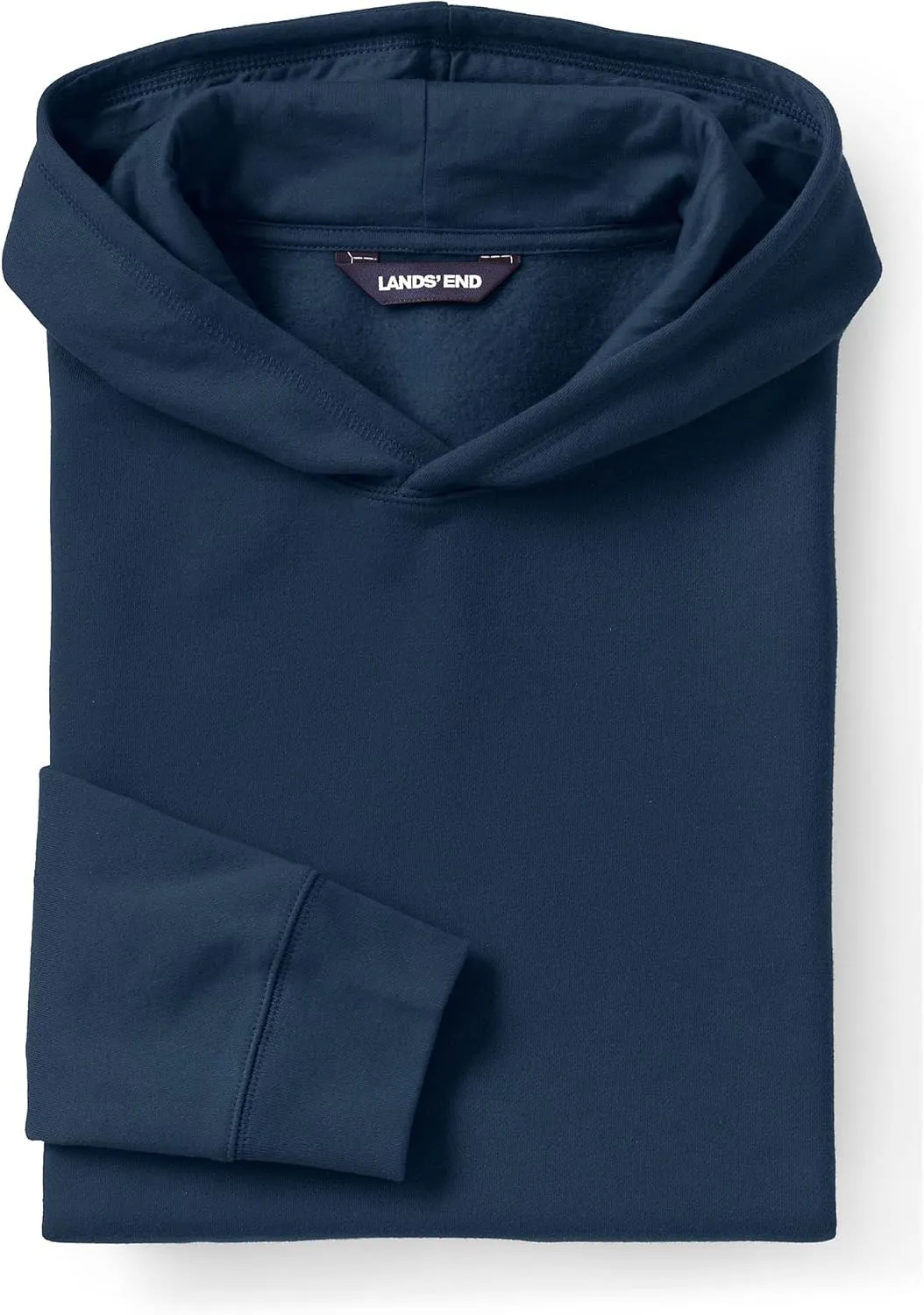Lands' End School Uniform Adult Hooded Pullover Sweatshirt