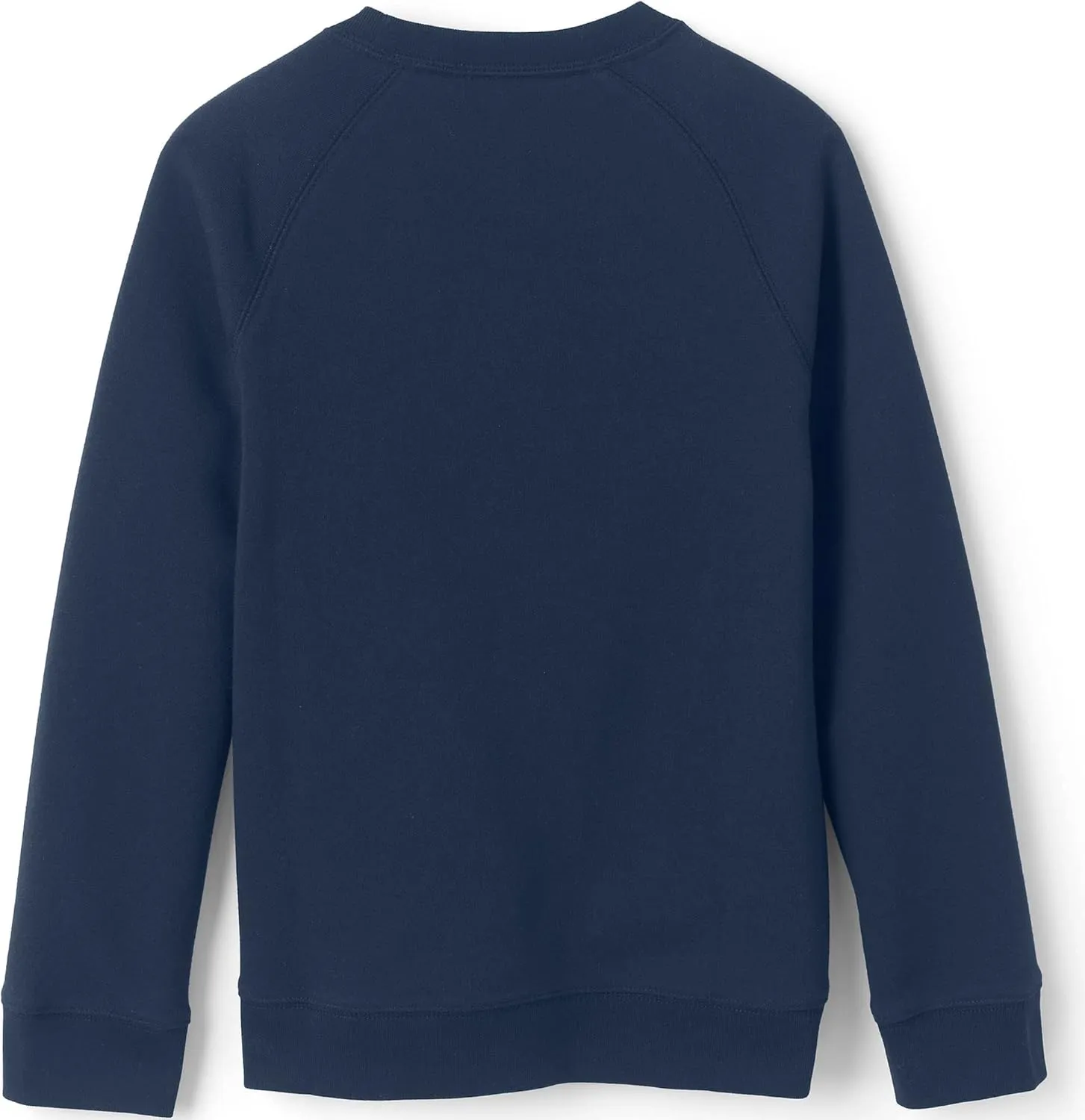 Lands' End School Uniform Adult Long Sleeve Crewneck Sweatshirt