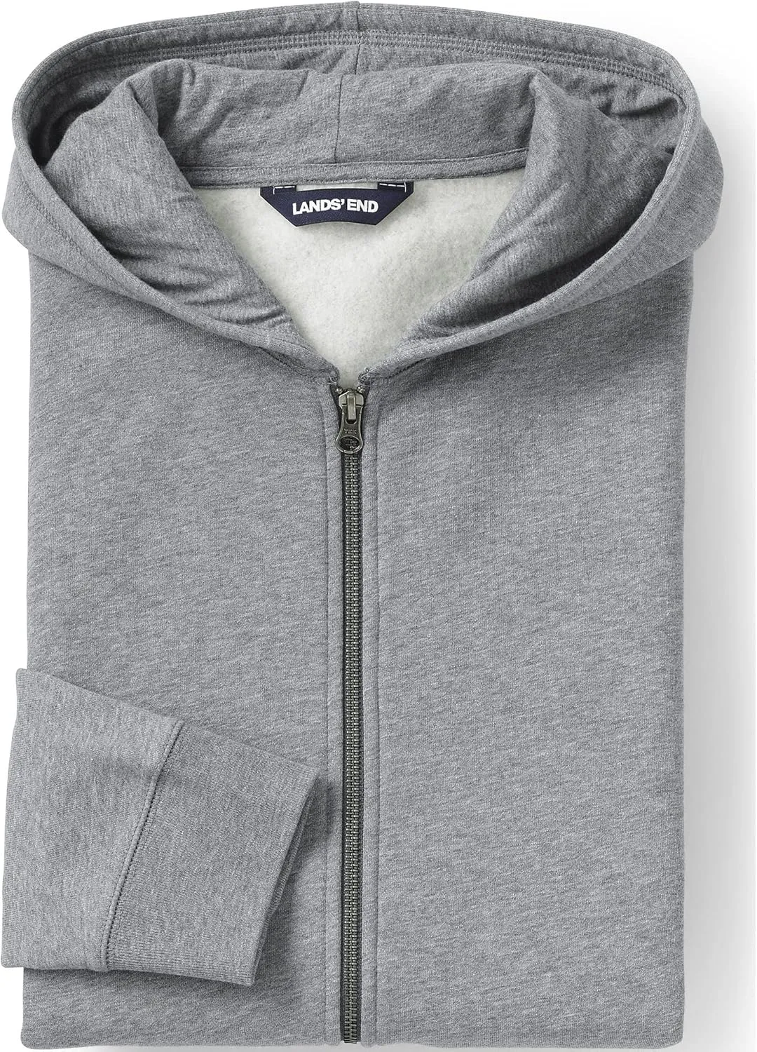 Lands' End School Uniform Adult Zip Front Sweatshirt