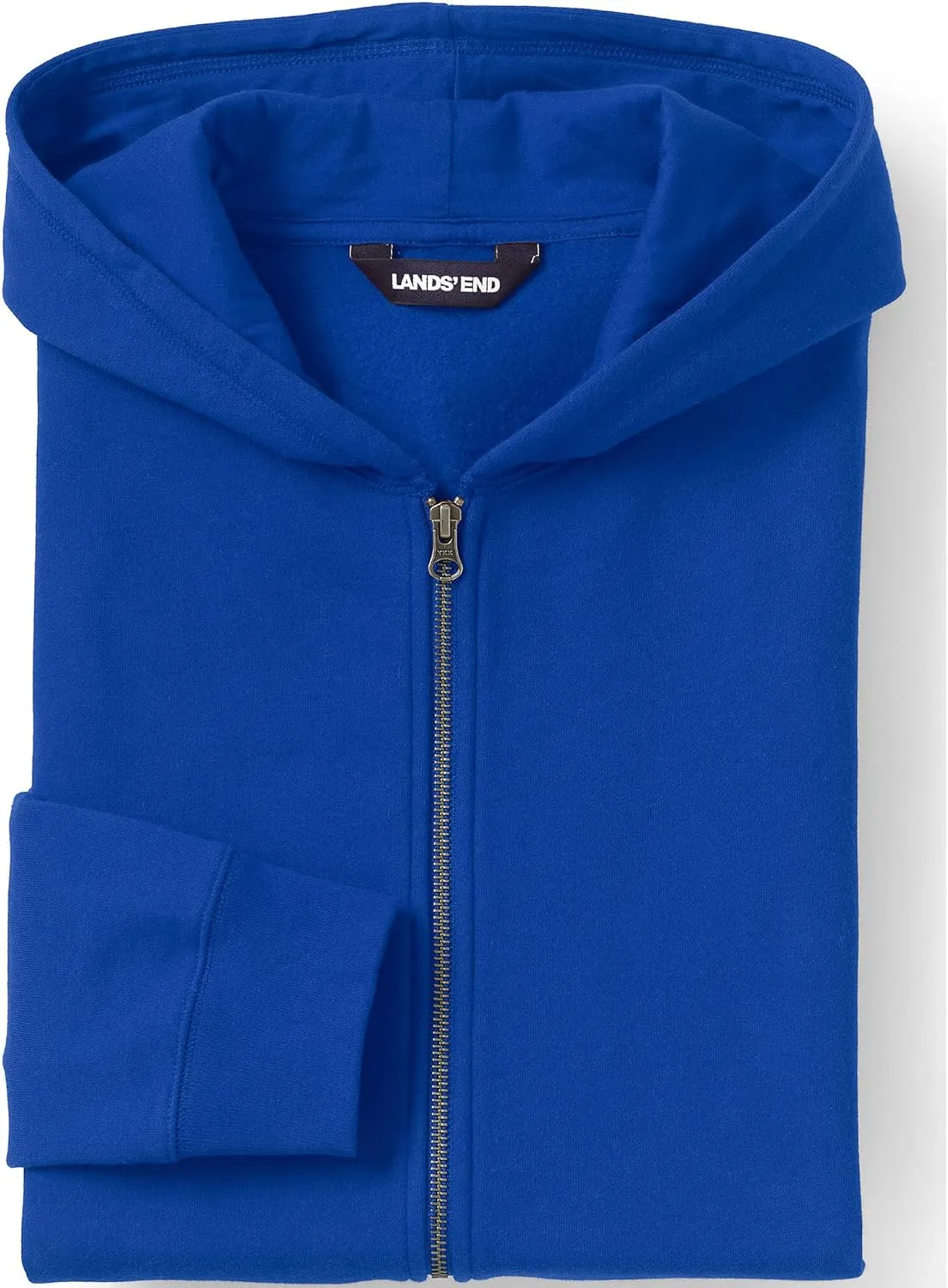Lands' End School Uniform Adult Zip Front Sweatshirt
