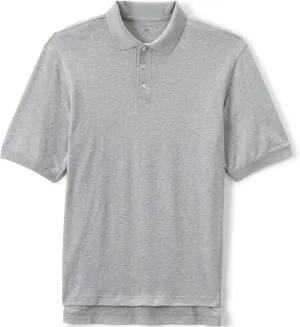 Lands' End School Uniform Kids Short Sleeve Interlock Polo Shirt