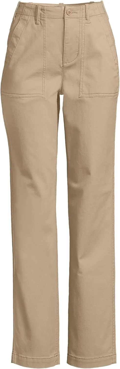 Lands' End Women's High Rise Chino Utility Pants
