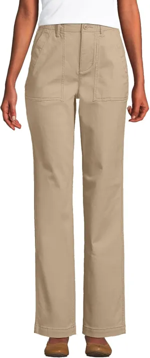 Lands' End Women's High Rise Chino Utility Pants