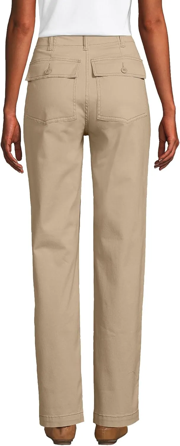 Lands' End Women's High Rise Chino Utility Pants