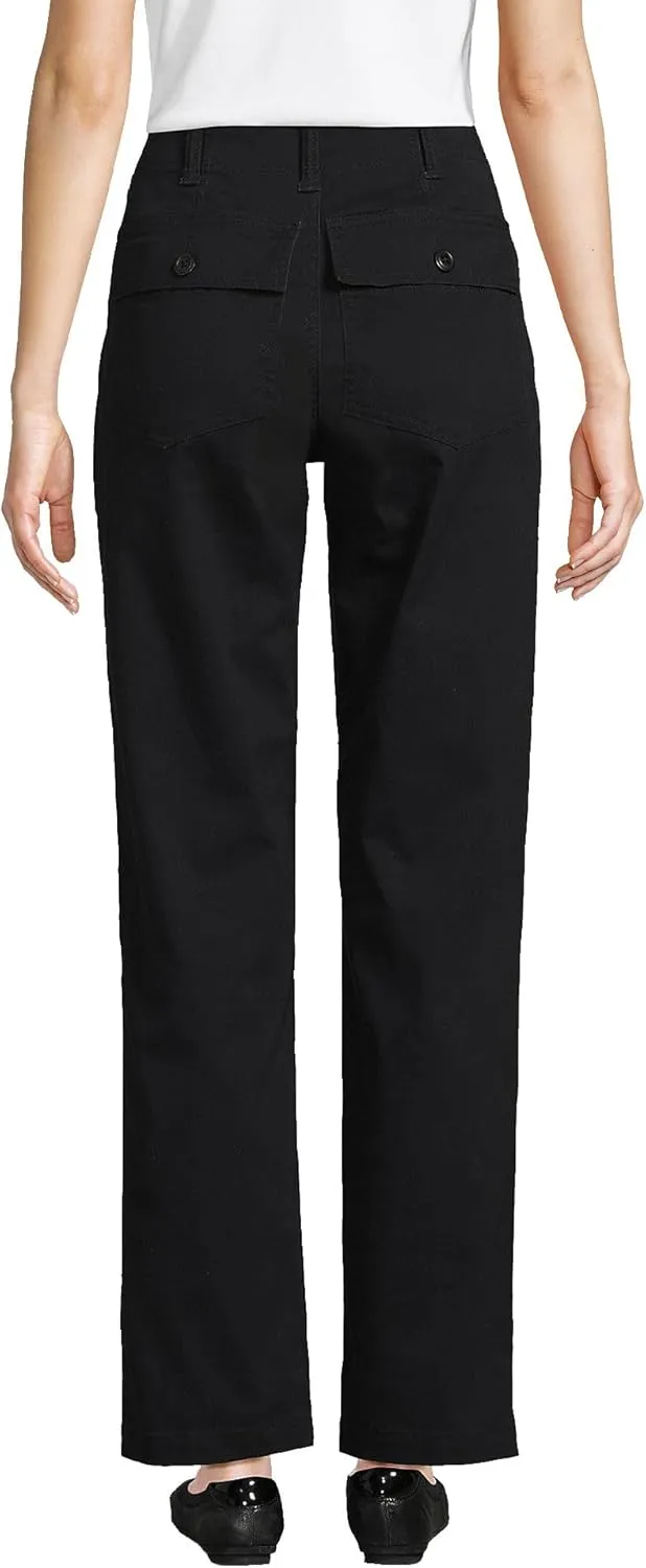 Lands' End Women's High Rise Chino Utility Pants