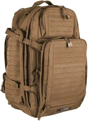 LAPG Atlas 72 Hour Tactical Backpack for Men & Women, Large Bug Out Bag with MOLLE System, Hiking Hunting Combat Backpack, Coyote