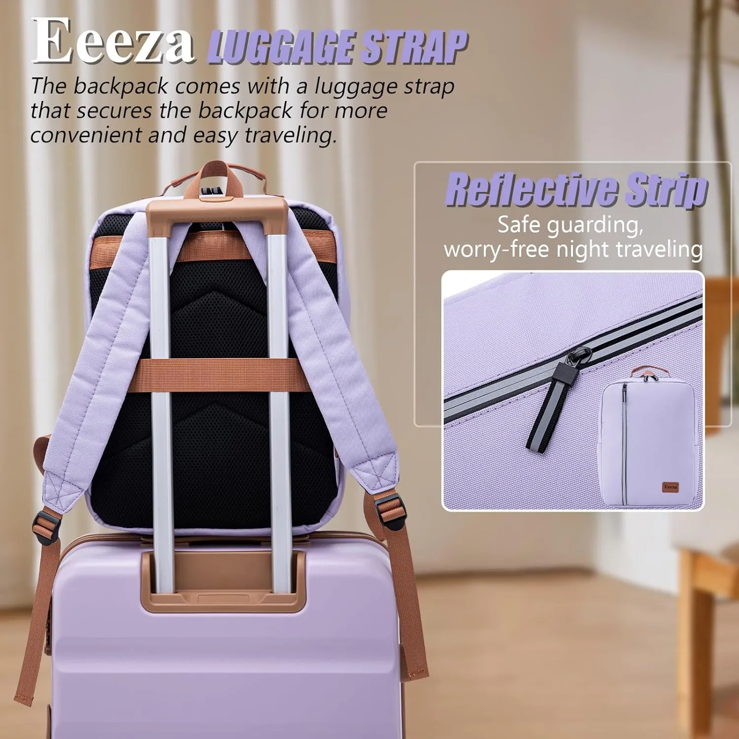 Laptop Backpack, Durable Lightweight Travel Backpack Featuring Spacious Main Laptop Compartment, Functionality for Travel, School, Daily Use