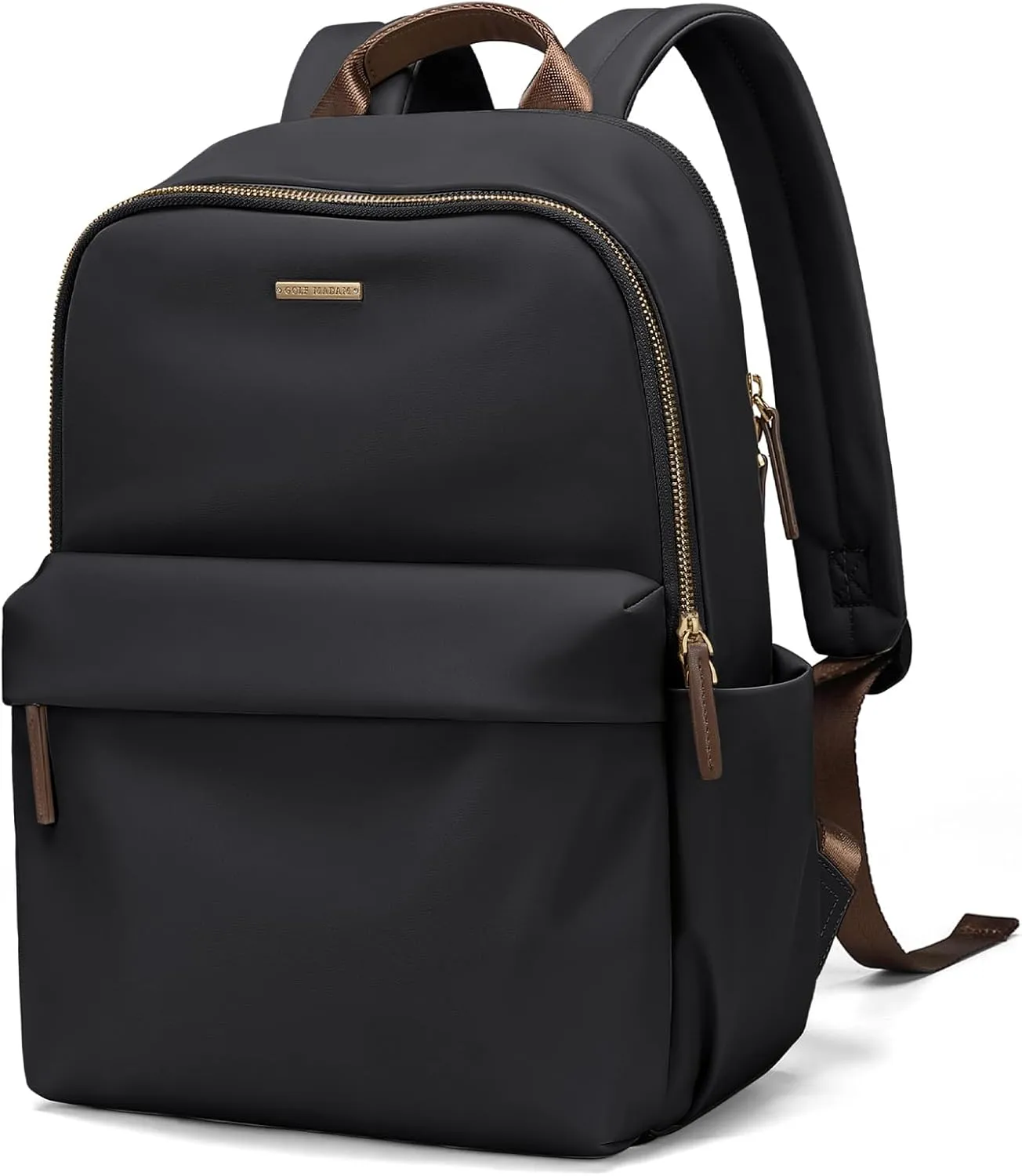 Laptop Backpack for Women Fit 14 Inch Stylish Daypack Notebook Travel Work Commuter Casual Daypack Backpack Purse for Women Travel Business (Black)