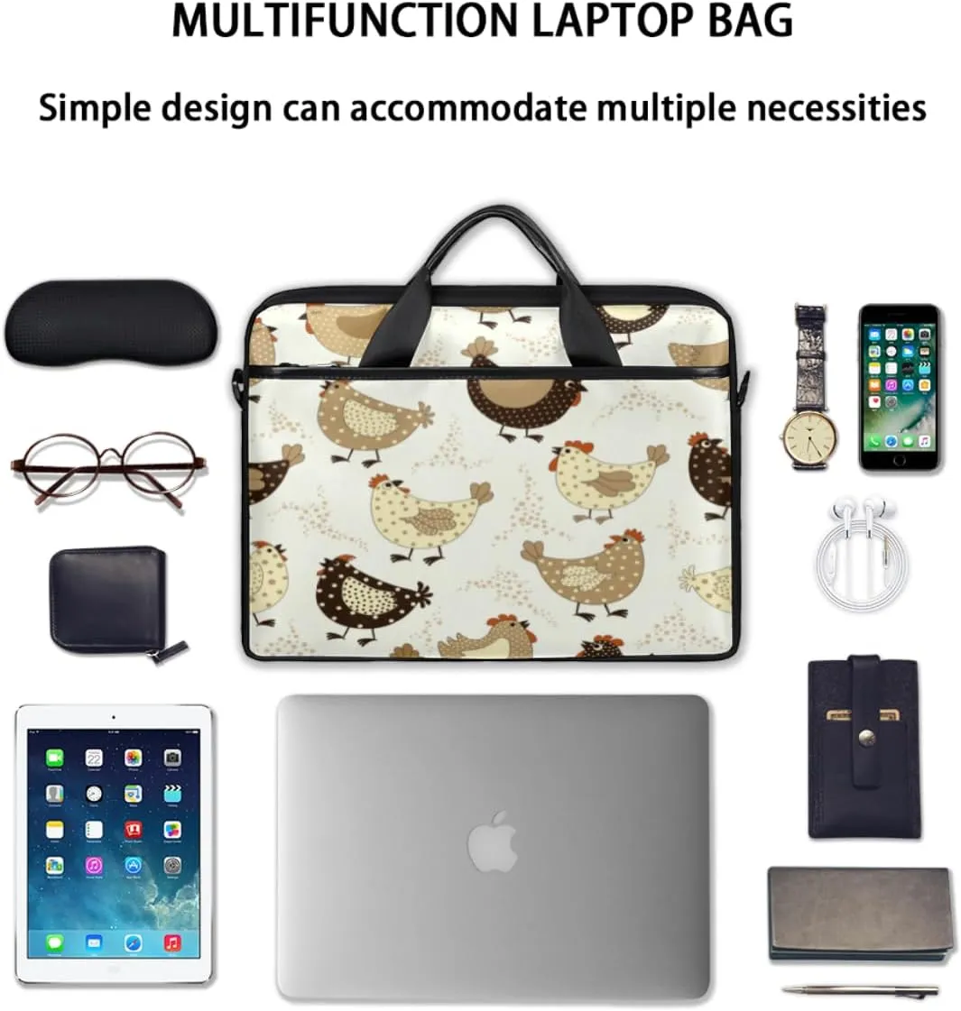 Laptop Bag Case Shoulder Messenger Carrying Bag 13 14 15 Inch Waterproof Computer Sleeve Cover
