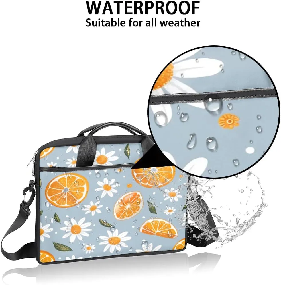 Laptop Shoulder Bag Computer Bag 13-15 Inches Laptop Carrying Case with Shoulder Strap for Women Men