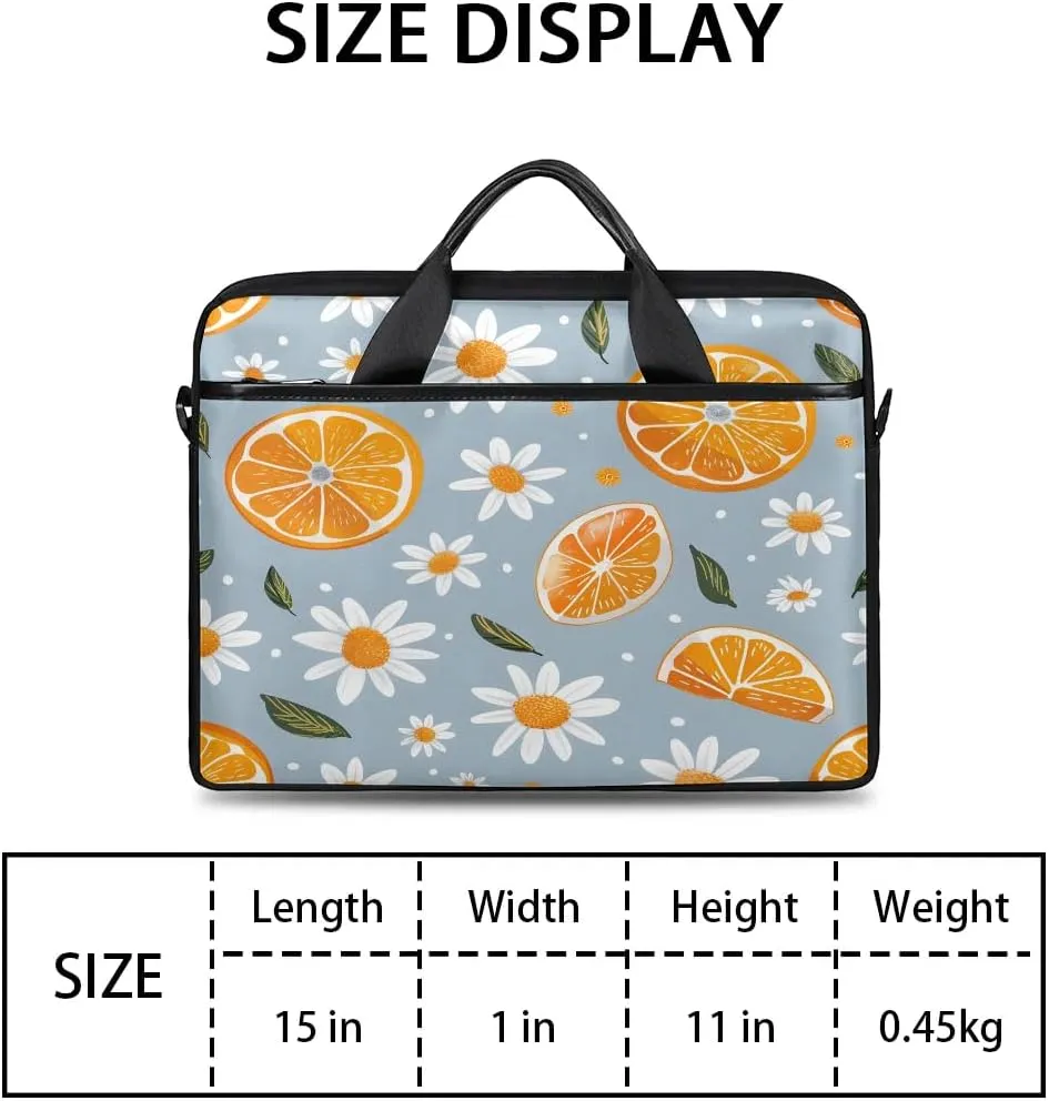 Laptop Shoulder Bag Computer Bag 13-15 Inches Laptop Carrying Case with Shoulder Strap for Women Men